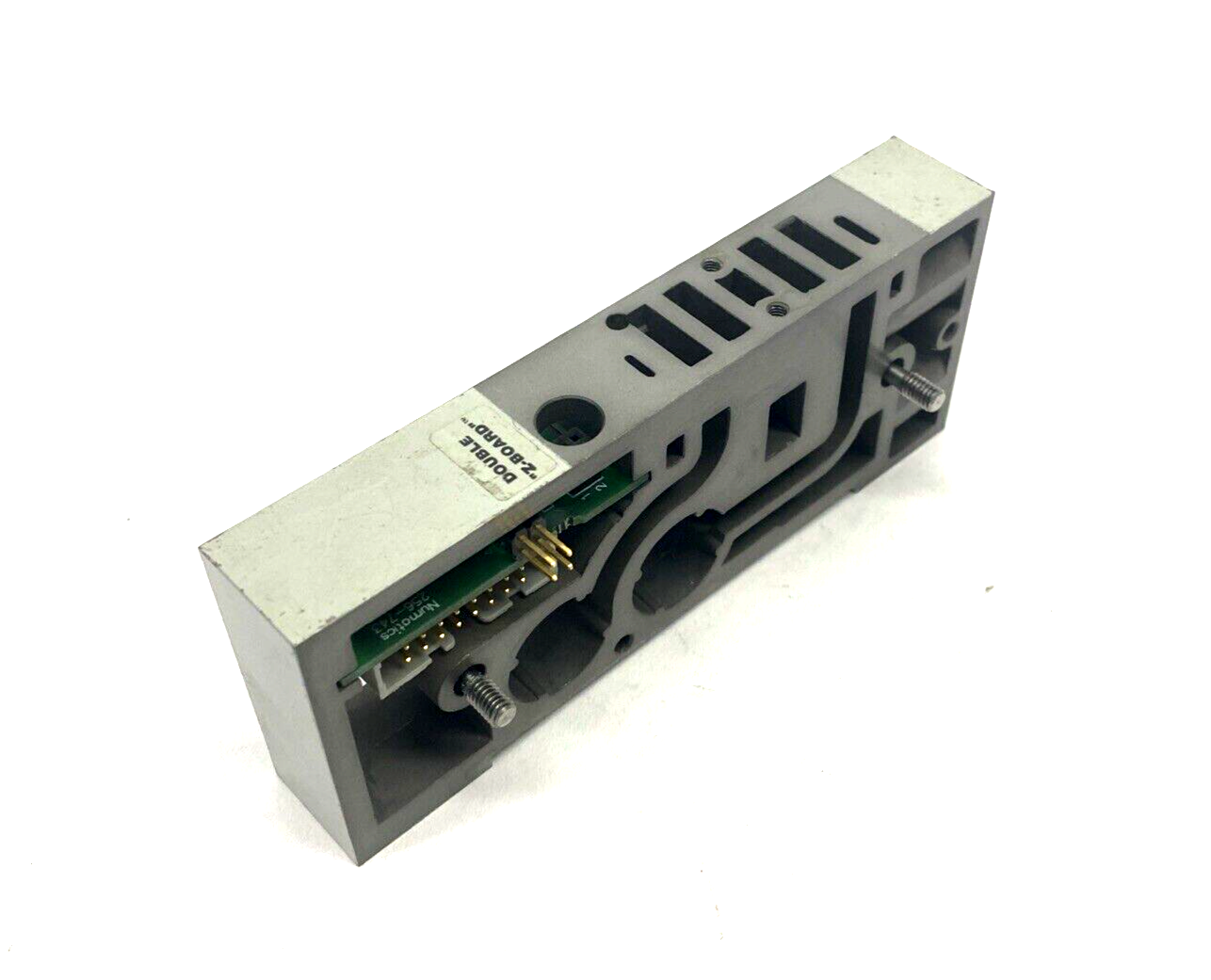 Numatics 256-743 Rev. C Double ZR Z-Board Manifold Base/Mounting Block - Maverick Industrial Sales