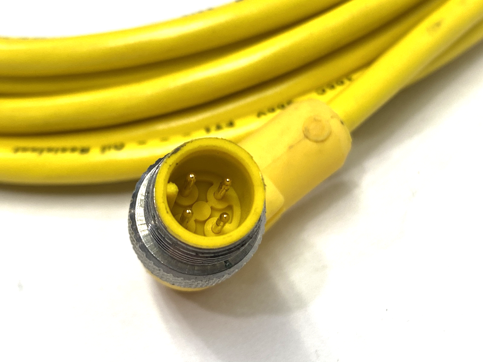 Lumberg Automation RSWT 4-633/5M Single-Ended M12 Male 4-Pin Cordset 600001941 - Maverick Industrial Sales
