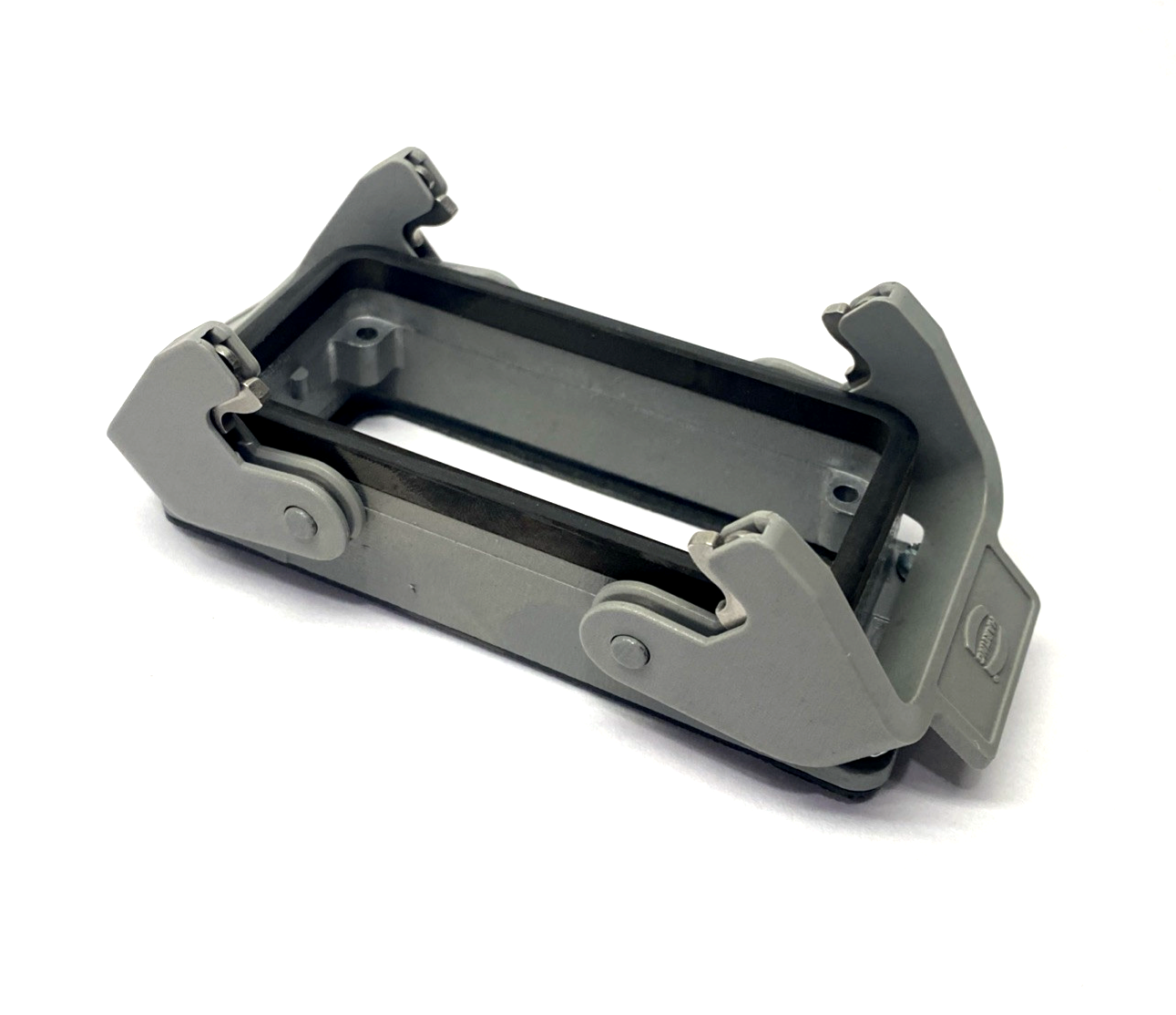 Harting Han EMC/B 16 Base Panel, Bulkhead Mounted Housing, Latching 09628160301 - Maverick Industrial Sales