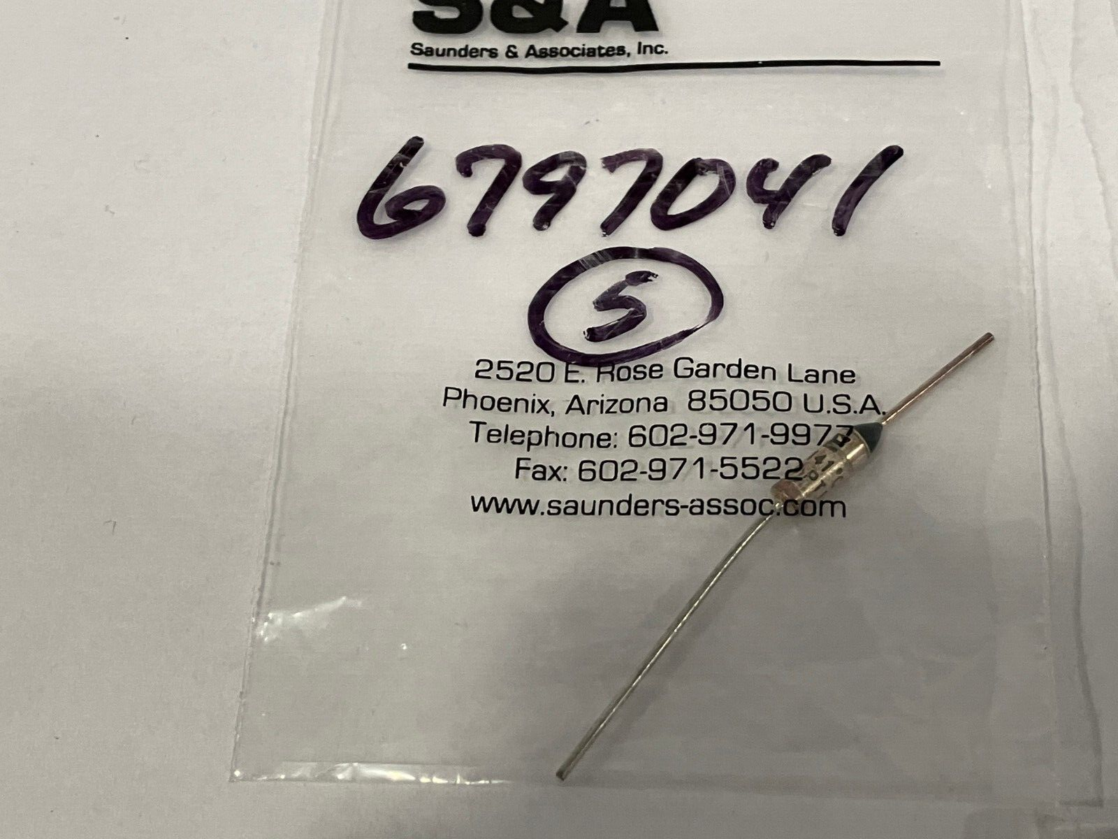 Saunders & Associates Assorted Accessories, O-Rings, Nuts, Bolts, Fuses - Maverick Industrial Sales
