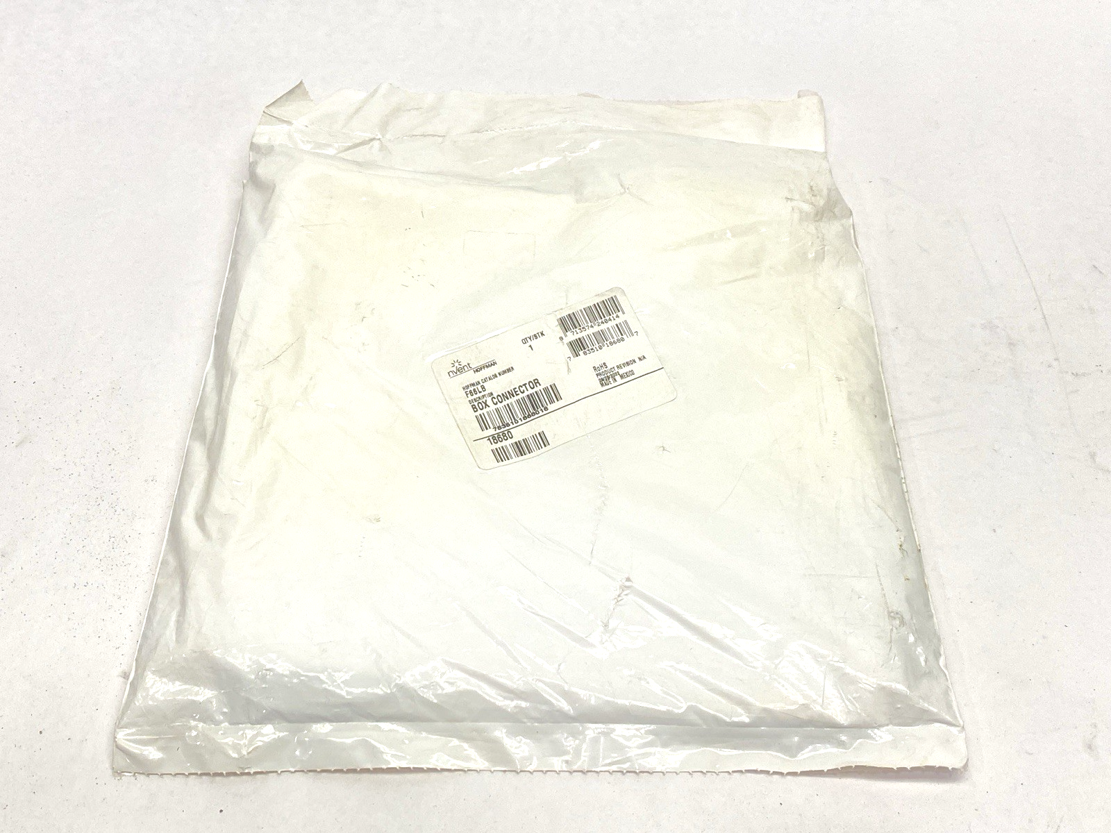 Hoffman F66LB Box Connector Lay-in 6.00 x 6.00" Gray Steel 18680 - Maverick Industrial Sales