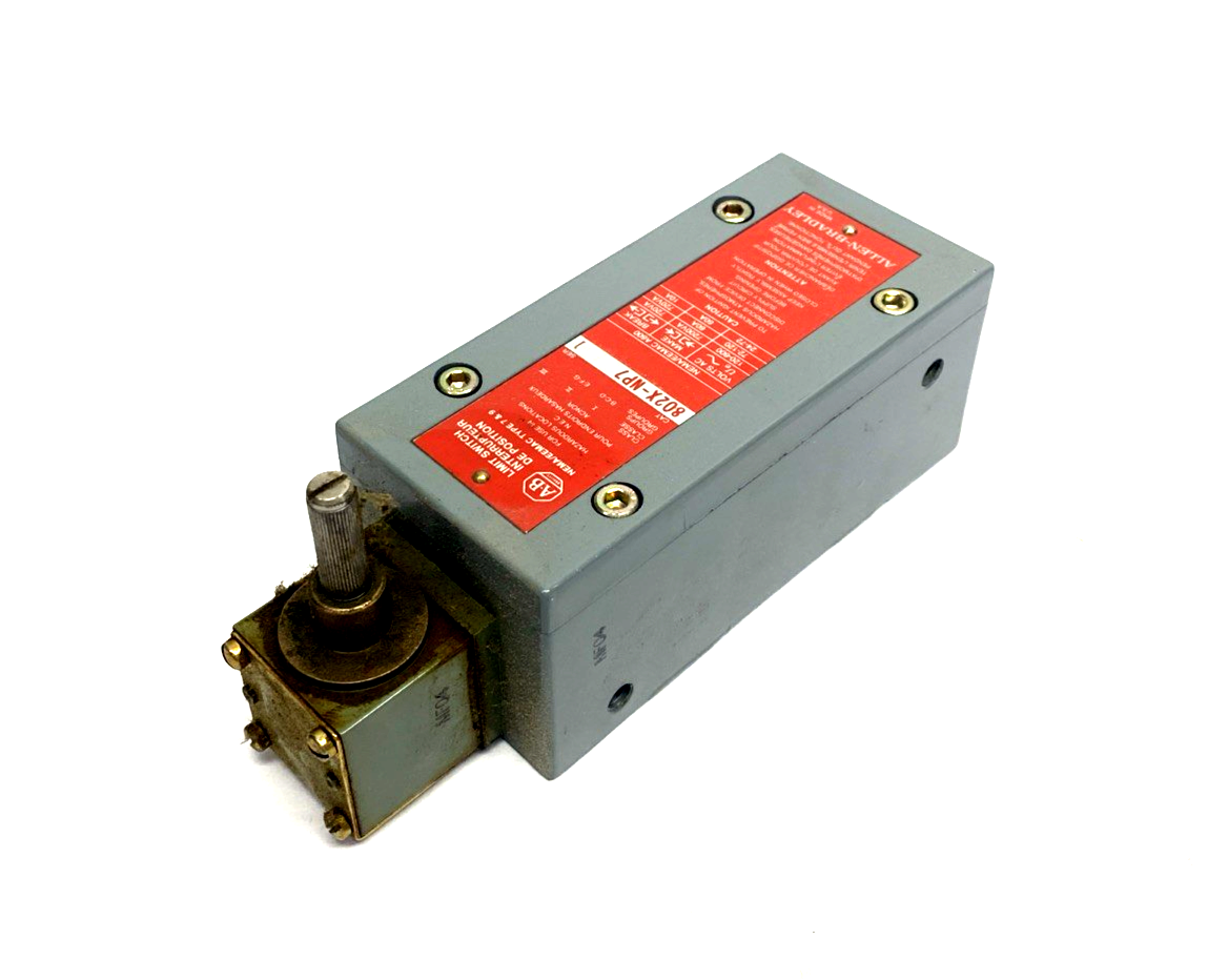 802X-NP7 | Allen Bradley Ser. 1 Limit Switch Lever Type, NEMA Type 4 & 13 Oiltight - New – Open box - Maverick Industrial Sales