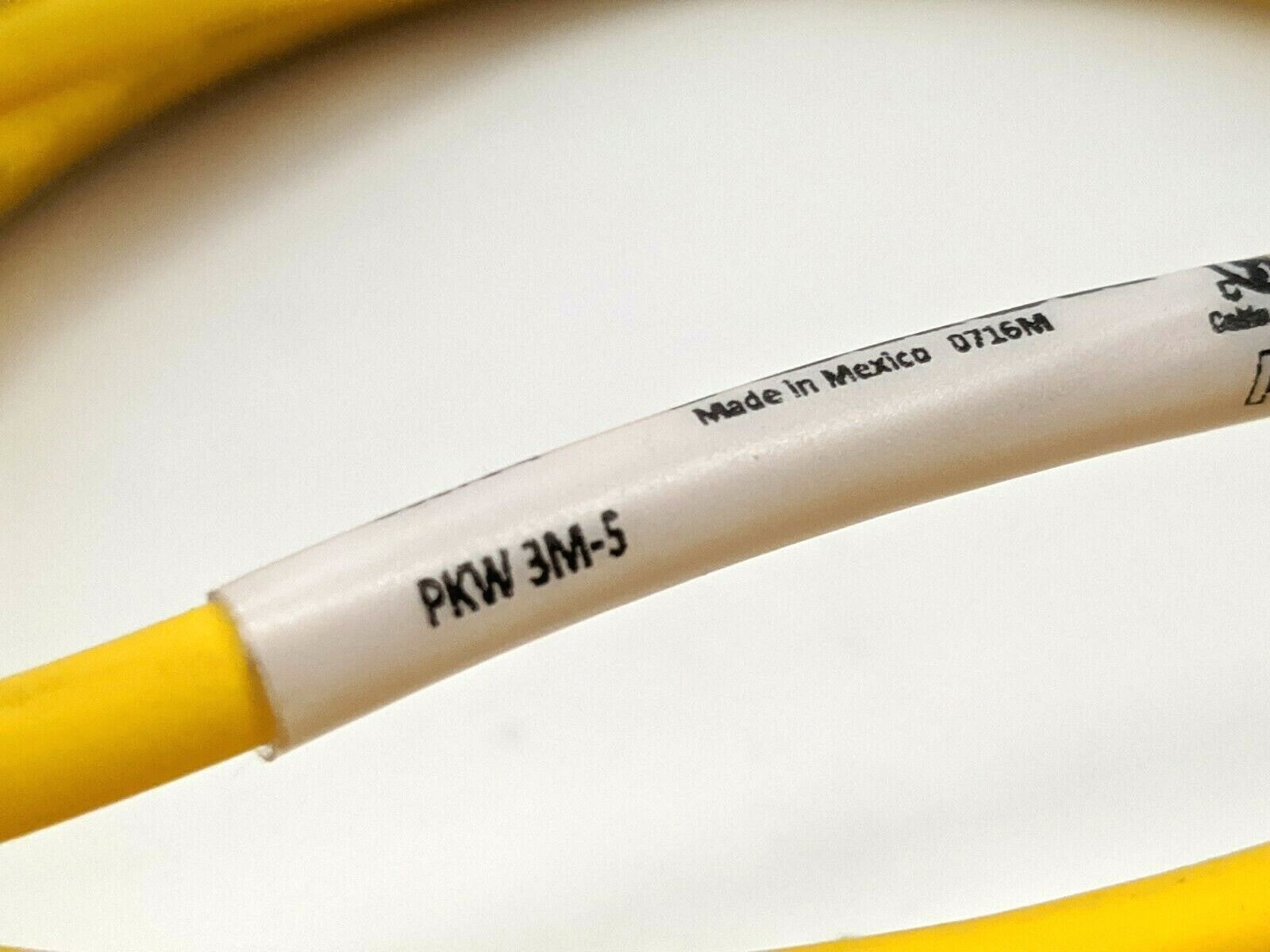 Turck PKW 3M-5 Right Angle 3 Pin Female Single End Cordset U0071-4 - Maverick Industrial Sales