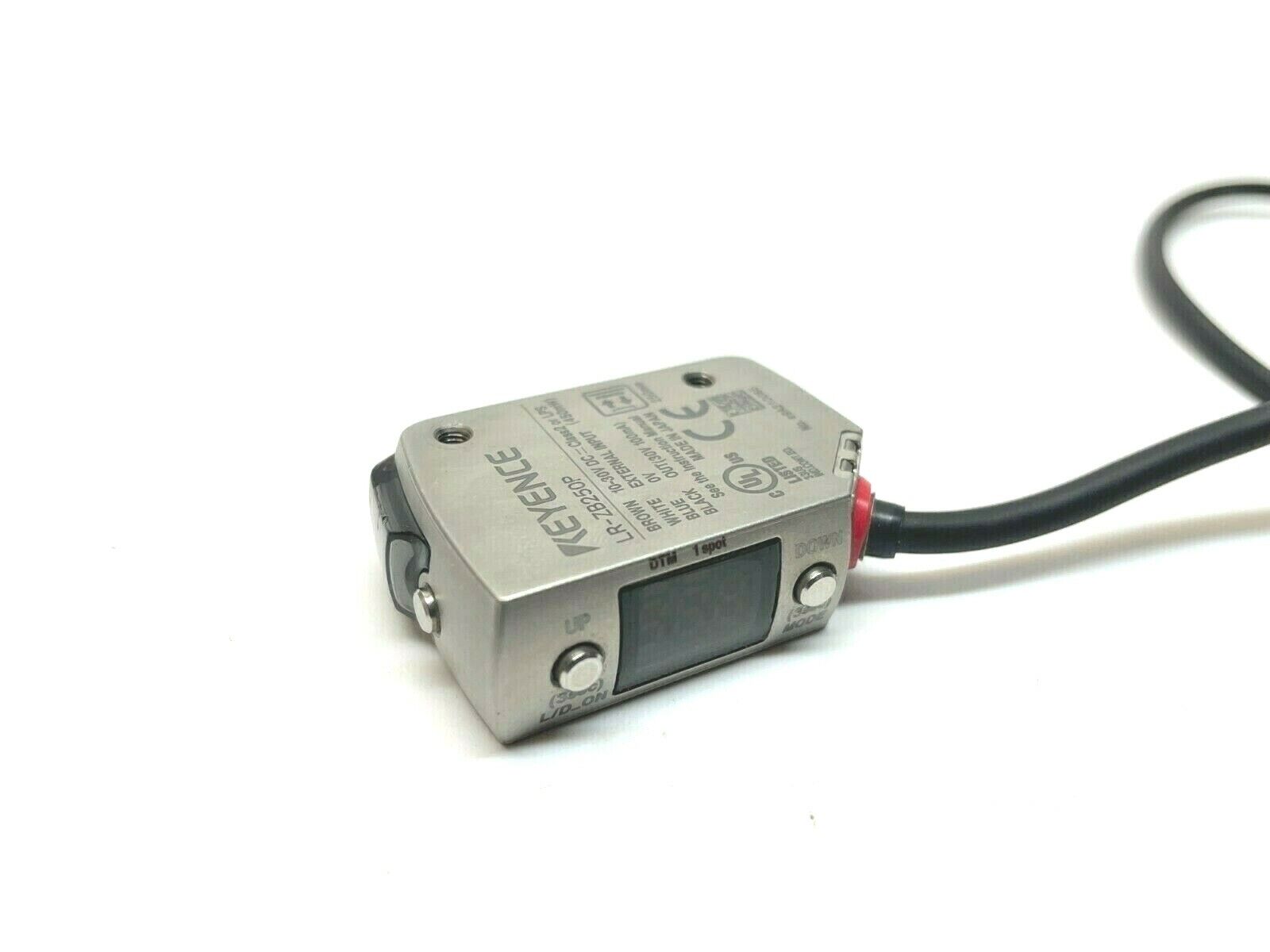 Keyence LR-ZB250P CMOS Self Contained Laser Sensor, 40" Cable - Maverick Industrial Sales