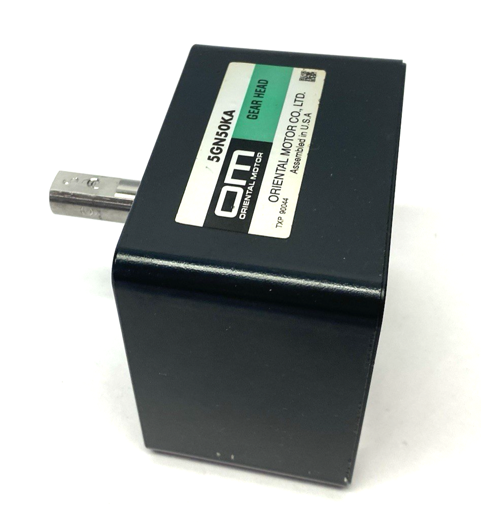 Oriental Motor 5GN50KA Gear Head Parallel Shaft 50:1 SHAFT MARKINGS - Maverick Industrial Sales