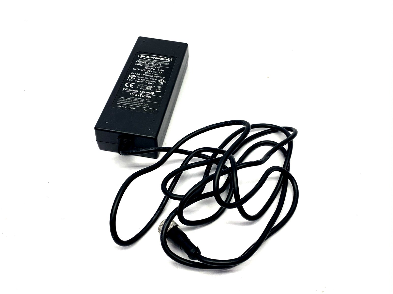 Banner PSD-24-4 DC Power Supply, Desktop Style/Outlet Plug 85811 - Maverick Industrial Sales