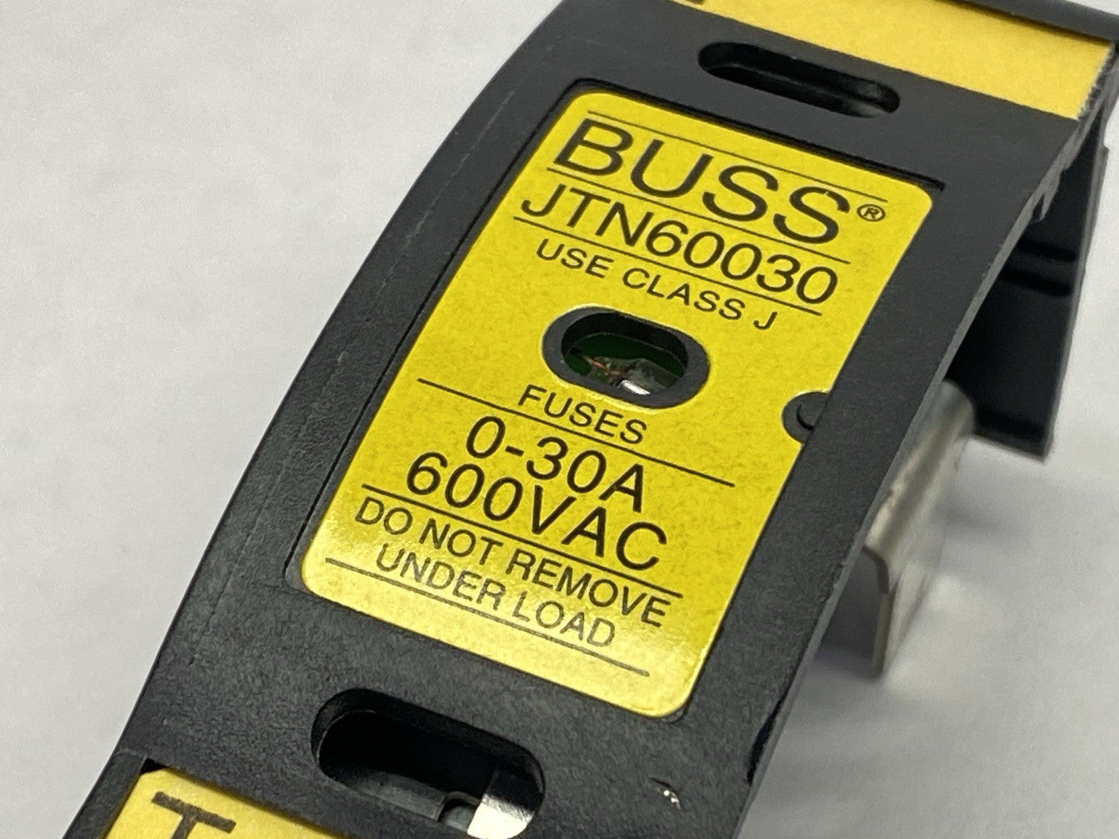 Bussmann JTN60030 Fuse Block Class J 30A 600VAC TOP COVER LOT OF 3 - Maverick Industrial Sales