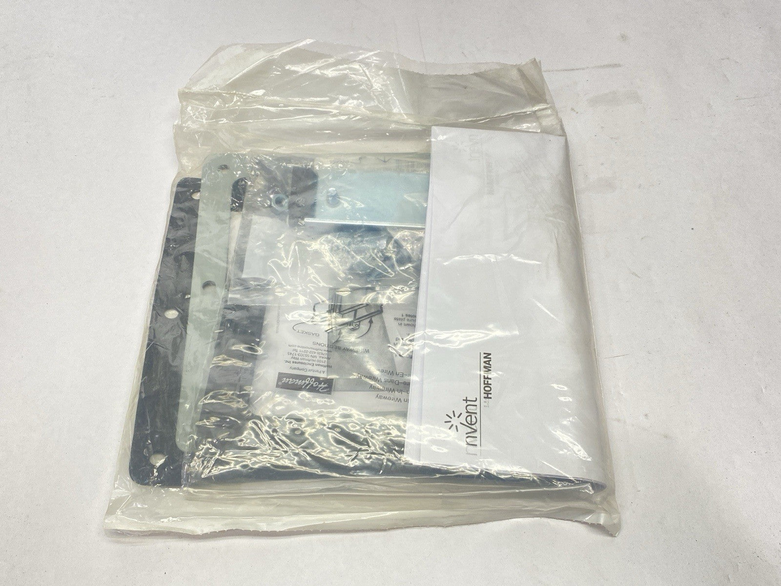 Hoffman F66LB Box Connector Lay-in 6.00 x 6.00" Gray Steel 18680 - Maverick Industrial Sales
