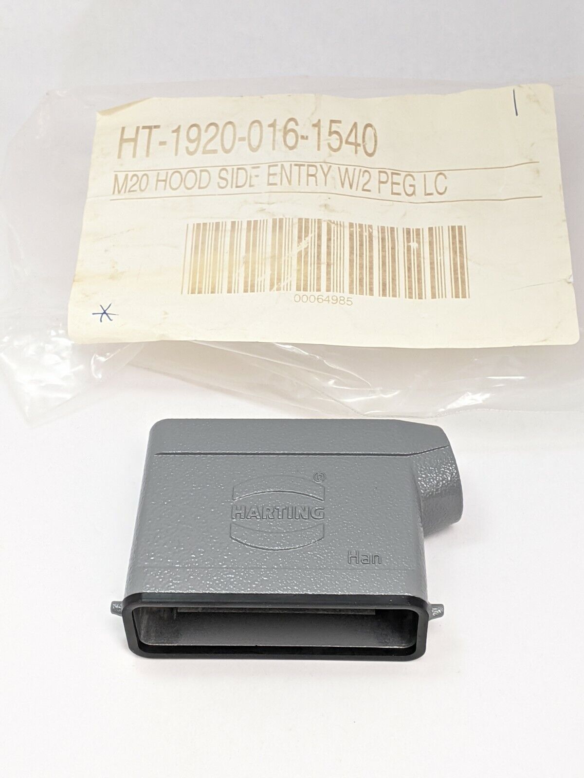 Harting HT-1920-016-1540 M20 Hood Side Entry 2 Peg LC - Maverick Industrial Sales