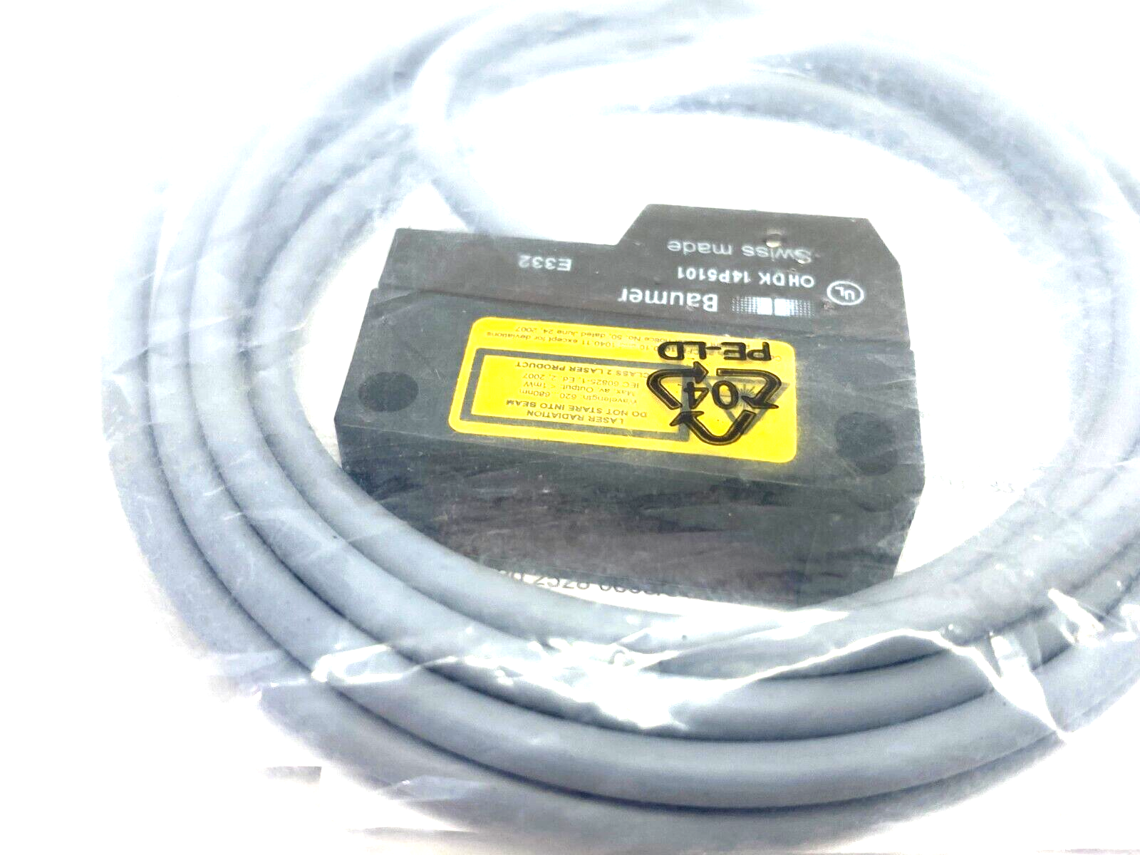 Baumer OHDK 14P5101 Background Suppression Diffuse Sensor 20~350mm 11001255 - Maverick Industrial Sales