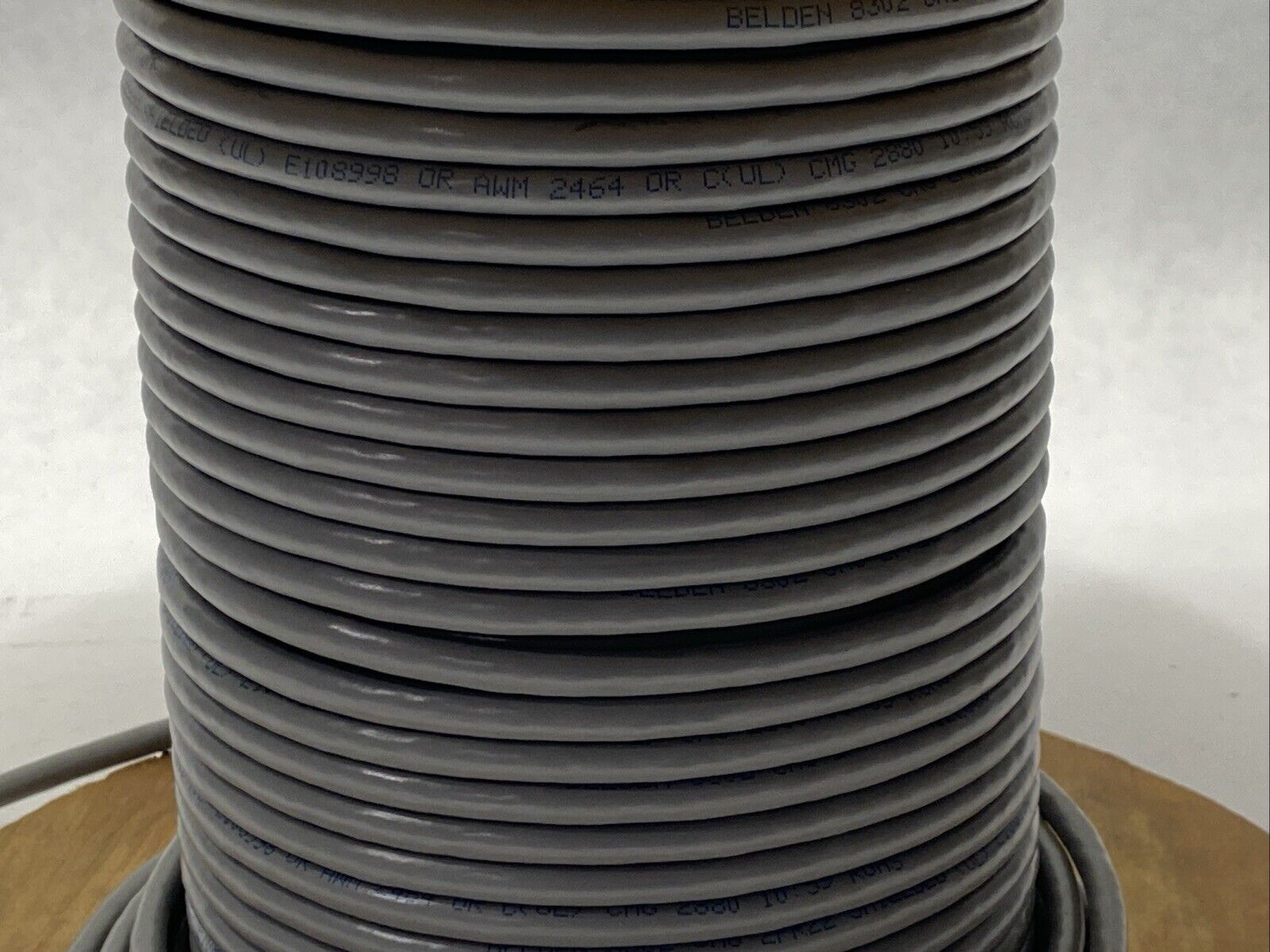 Belden 8302 Computer EIA RS-232 Cable 2/PR 22AWG 7x30 Gray 100FT Spool - Maverick Industrial Sales