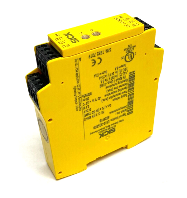 Sick UE10-3OS3D0 Safety Extension Relay Plug in Screw Terminals SIL CL 3 6024918 - Maverick Industrial Sales