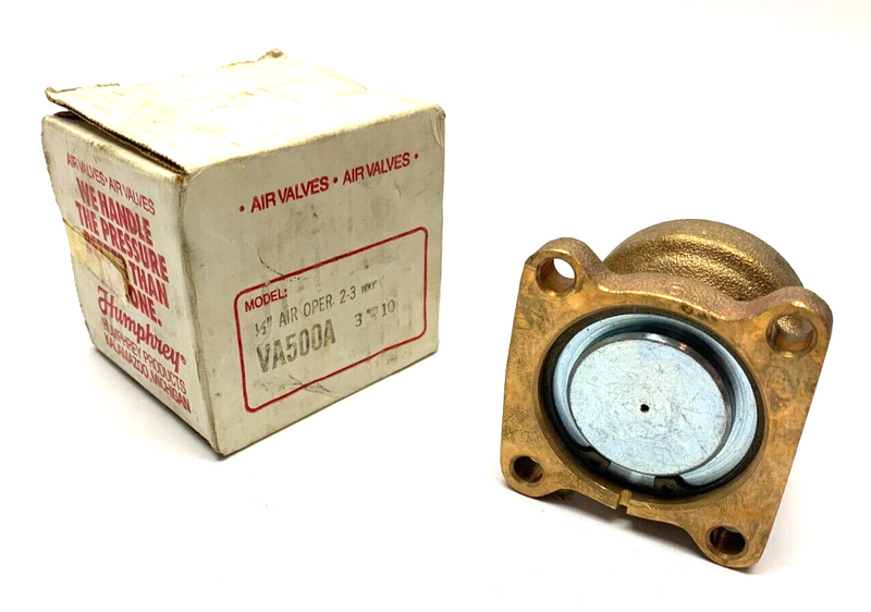 Humphrey VA500A Air Operated Vacuum Valve 1/2" 2-3 Way - Maverick Industrial Sales