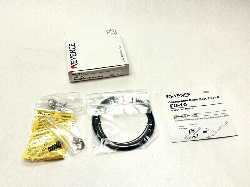 Keyence FU-10 Reflective Fiber Unit Sensor - Maverick Industrial Sales