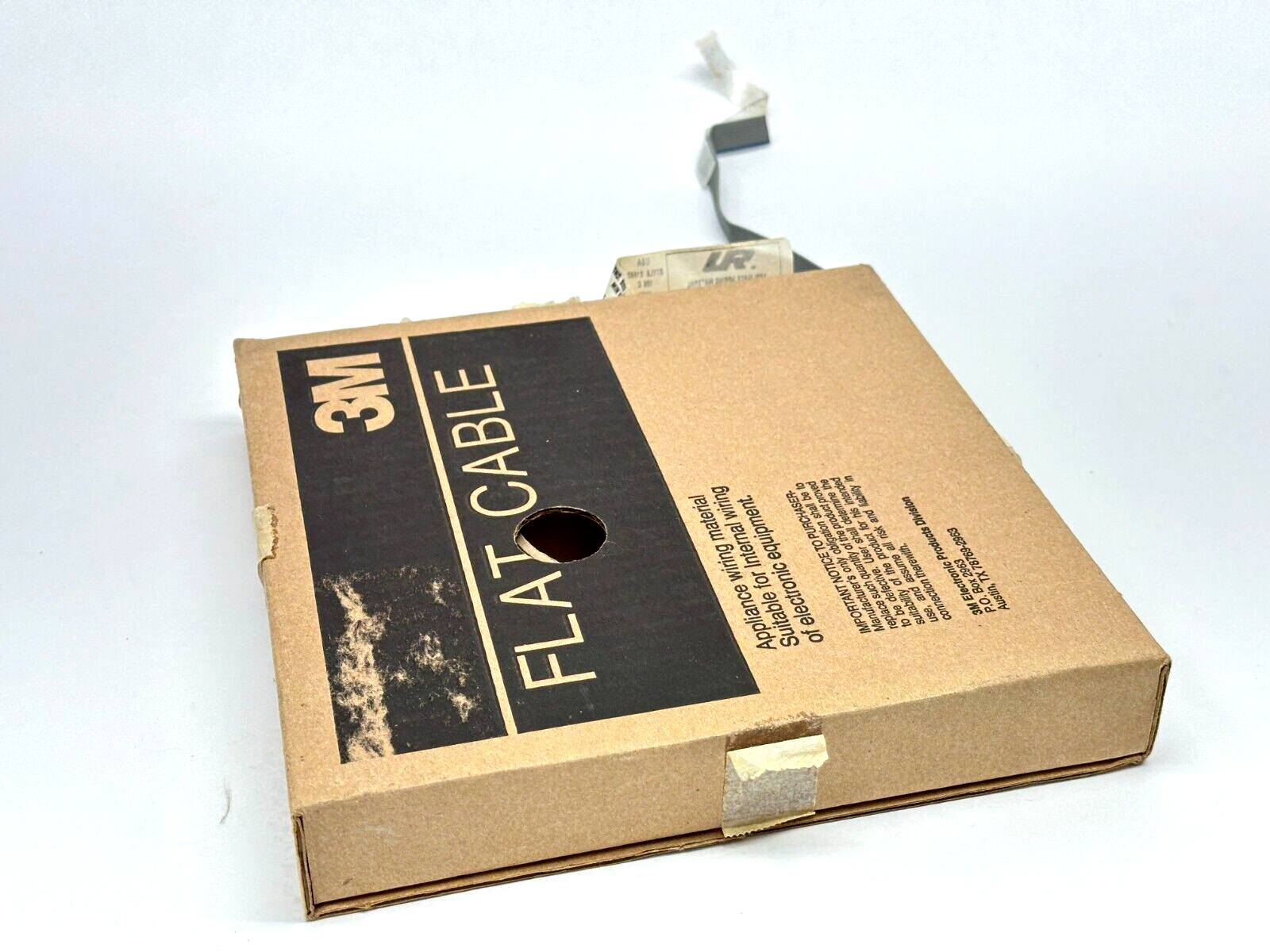 3M HF365/10SF Flat Ribbon Cable Gray 10 Conductors 28 AWG 100ft Spool - Maverick Industrial Sales