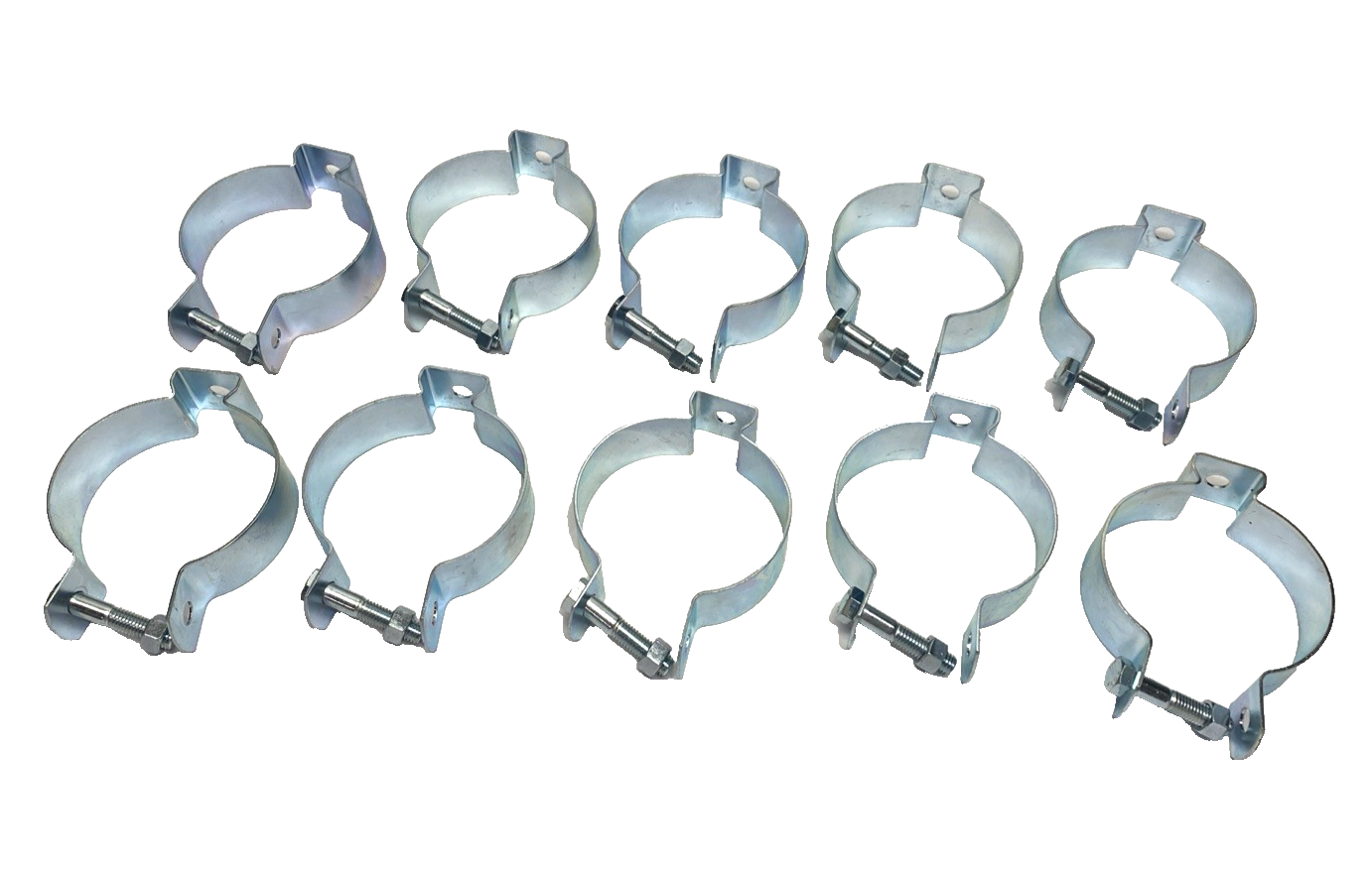 3006T85,9B | Minerallac 9B 4" Conduit/Pipe Hanger w/Bolt & Nut EMT/RMC, Zinc Plated LOT OF 10 - New Other - Maverick Industrial Sales