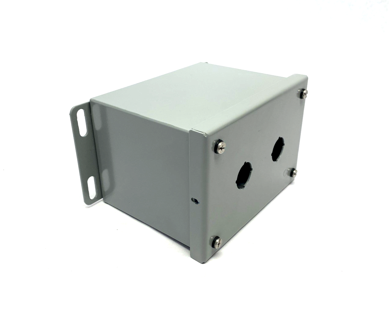 Hoffman SCE-2PBXI 22mm 2-Button Pushbutton Enclosure 6.00" x 4.00" x 4.75" - Maverick Industrial Sales
