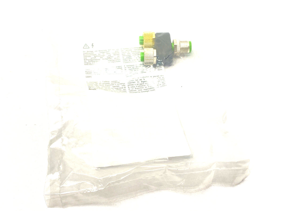 7000-41121-0000000 | Murrelektronik T-Coupler, M12 male to 2x M12 female A-cod. - New - Maverick Industrial Sales
