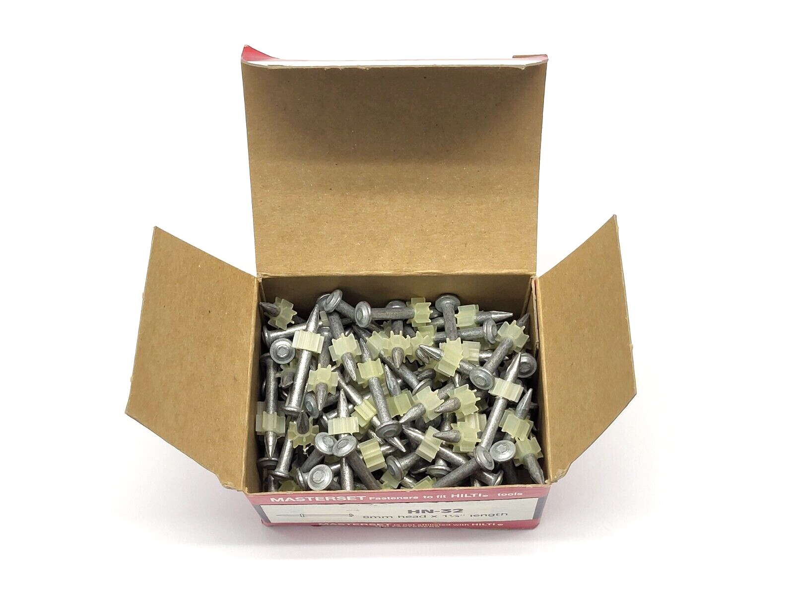 Masterset HN-32 Fasteners 8mm head x 1-1/4" Length - Maverick Industrial Sales
