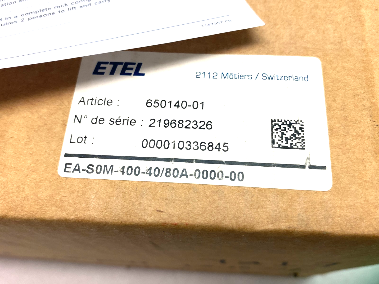 ETEL EA-S0M-400-40/80A-0000-00 AccurET Power Supply Unit 650140-01 - Maverick Industrial Sales