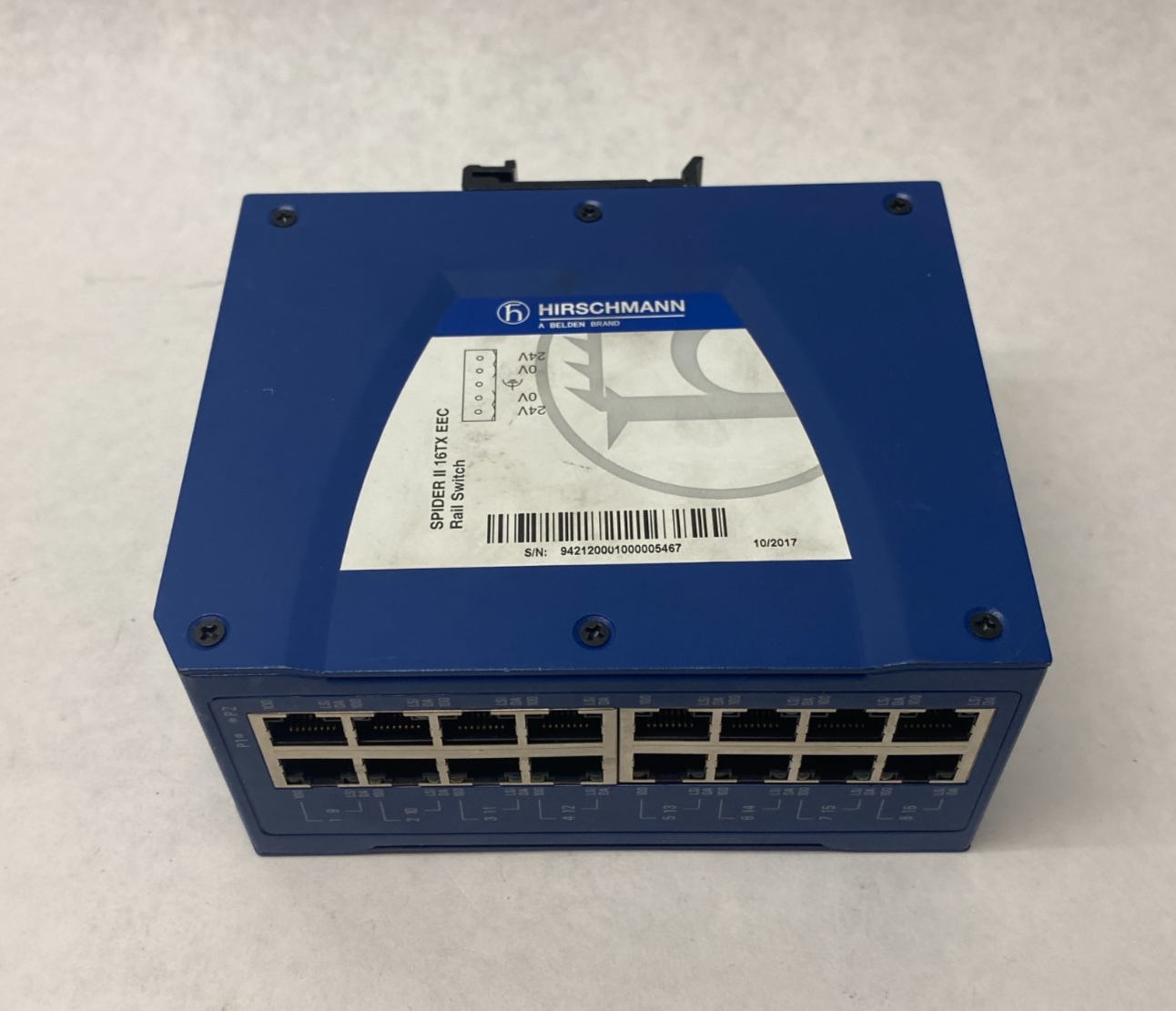 Hirschmann SPIDER II 16TX EEC Industrial Ethernet Rail Switch - Maverick Industrial Sales