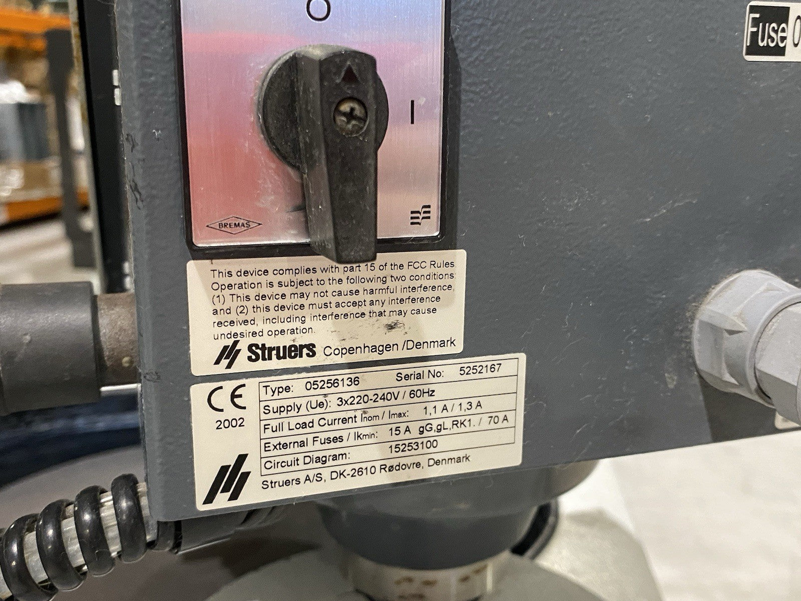 Struers 05286136 RotoPol-35 Lab Polishing/Grinder w/ 05256136 RotoForce-4 Head - Maverick Industrial Sales