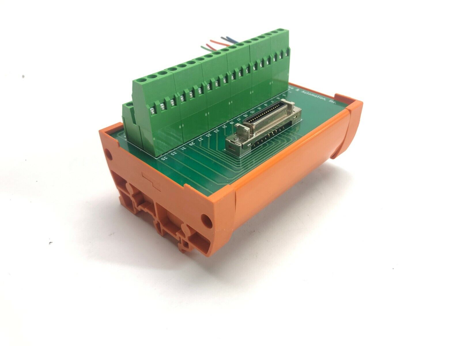 Precision Valve & Automation 36 Contact Aux Breakout Encoder DIN Rail Mount - Used - Maverick Industrial Sales