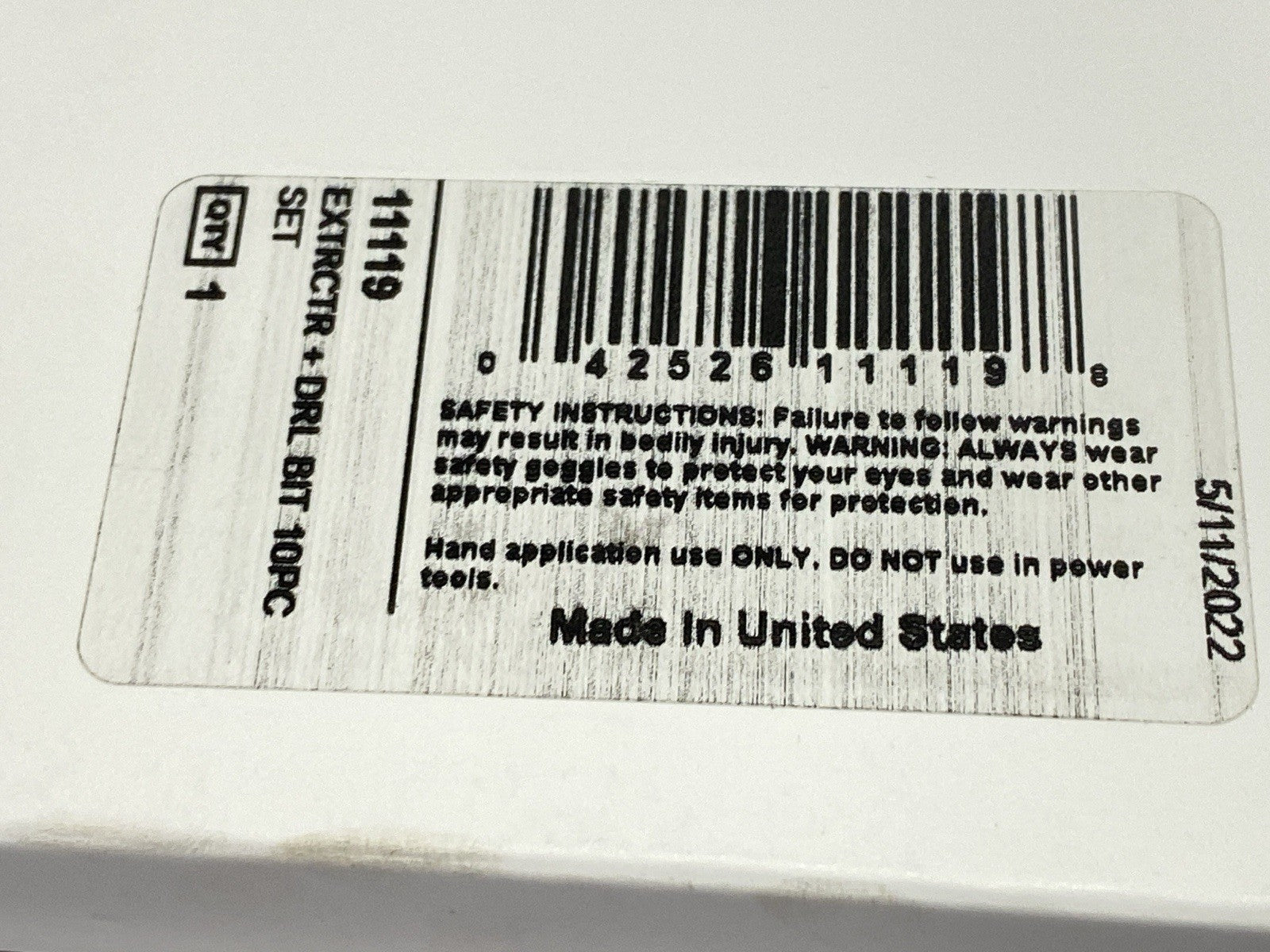 Irwin Hanson 11119 10-PC Spiral Extractor & Drill Bit Set In Metal Index - Maverick Industrial Sales