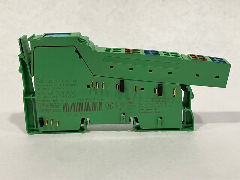 Phoenix Contact IB IL 24 DI 4-PAC Digital Input Module 2861234 - Maverick Industrial Sales