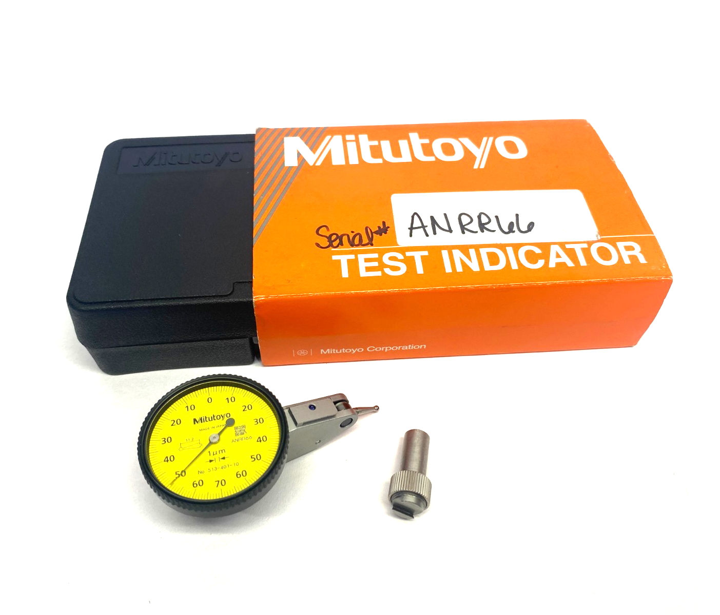 Mitutoyo 513-401-10E Dial Test Indicator 0.14mm Range, 0.001mm Grad NO INSTRUCT. - Maverick Industrial Sales