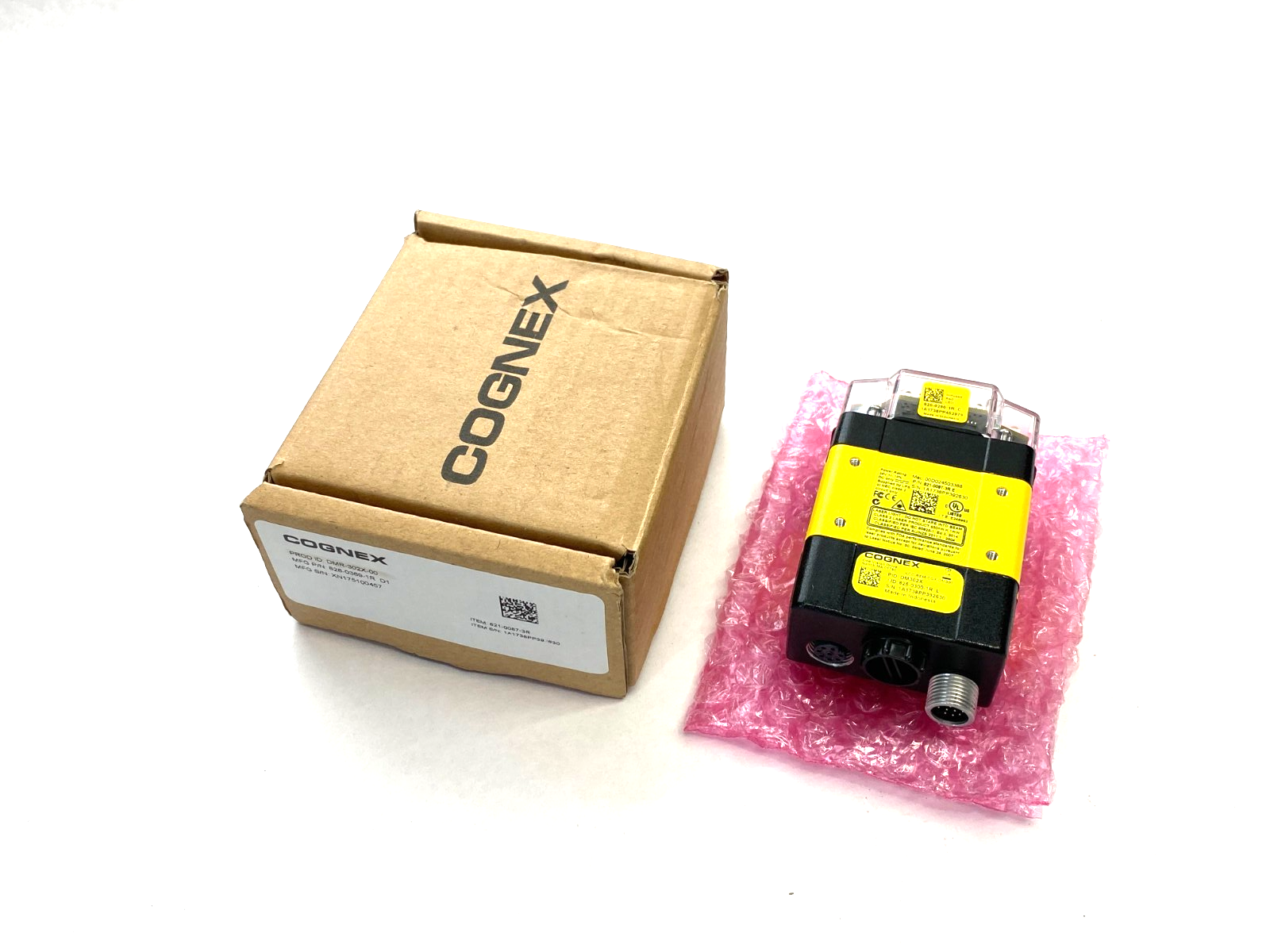 Cognex DMR-302X-00 Barcode Reader 828-0369-1R w/ 820-0290-1R Diff. LED Lens - Maverick Industrial Sales