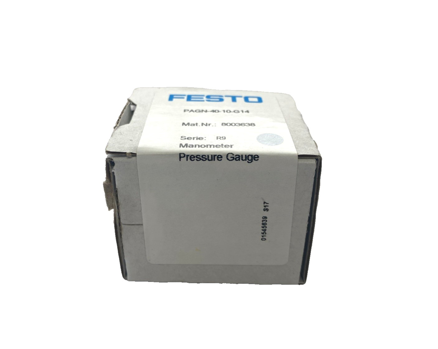 Festo PAGN-40-10-G14 Pressure Gauge 8003638 - Maverick Industrial Sales