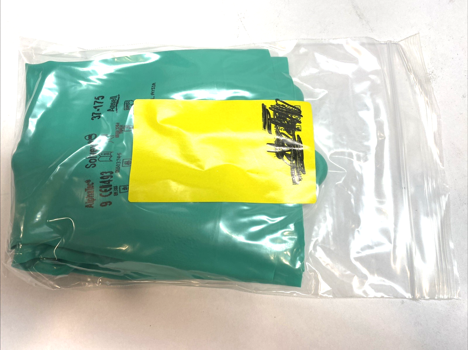 Liberty 2970SL/L Green Nitrile Chemical Gloves 13" Large LOT OF 12 - Maverick Industrial Sales