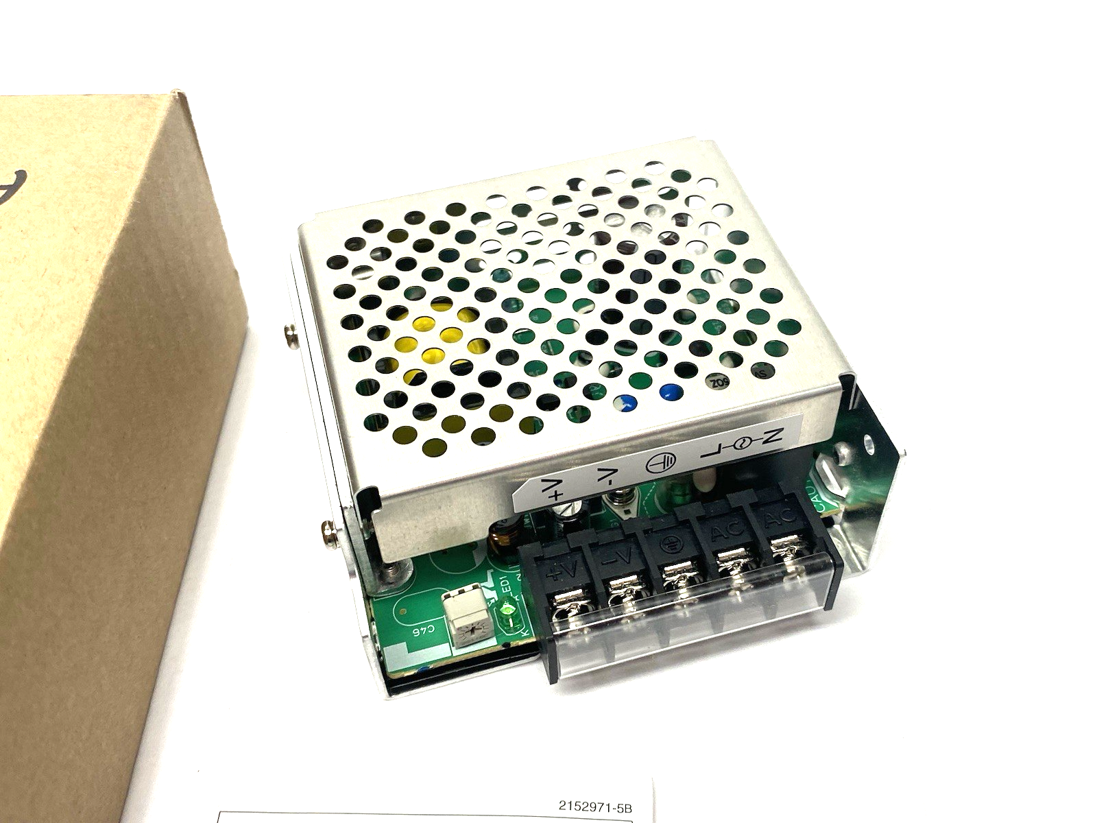 S8JX-G01524C | Omron Covered Power Supply Input 100 to 240 VAC, Output 24V 0.65A - New – Open box - Maverick Industrial Sales