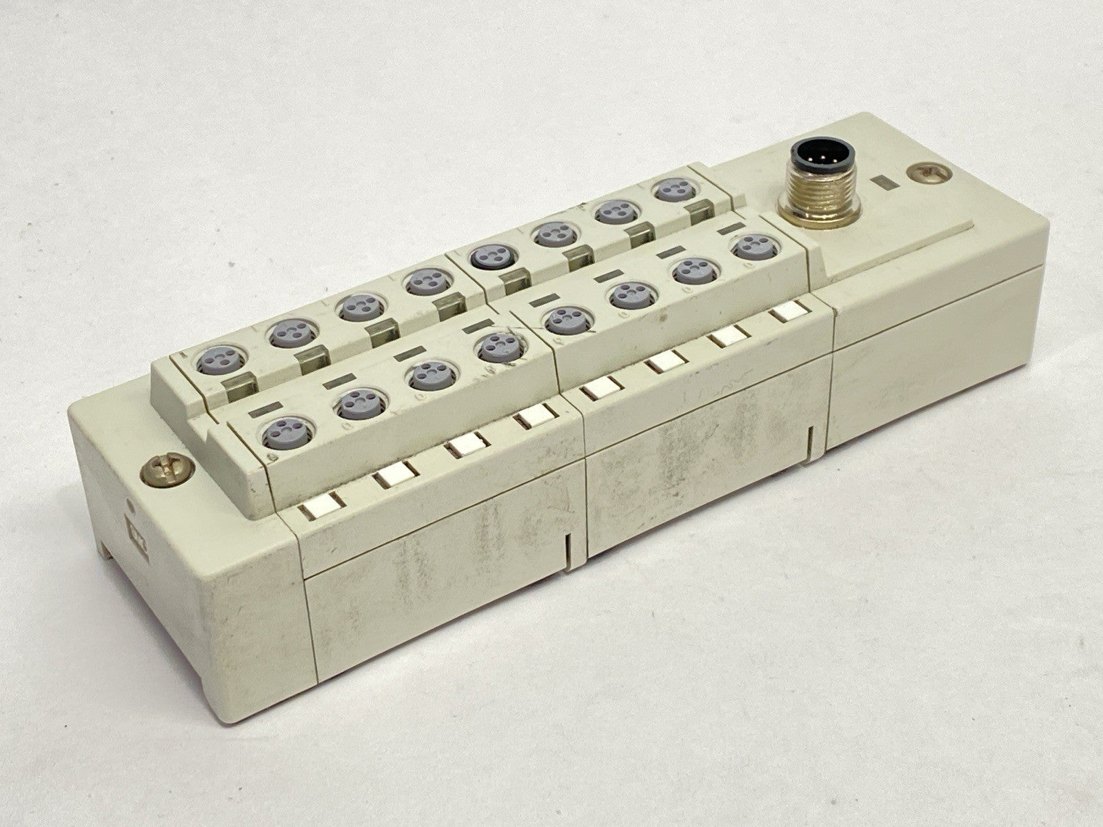 SMC EX500-IB1 DeviceNet Input Base Unit w/ 2x EX500-IE5 Input Block 8x M8 3-Pin - Maverick Industrial Sales