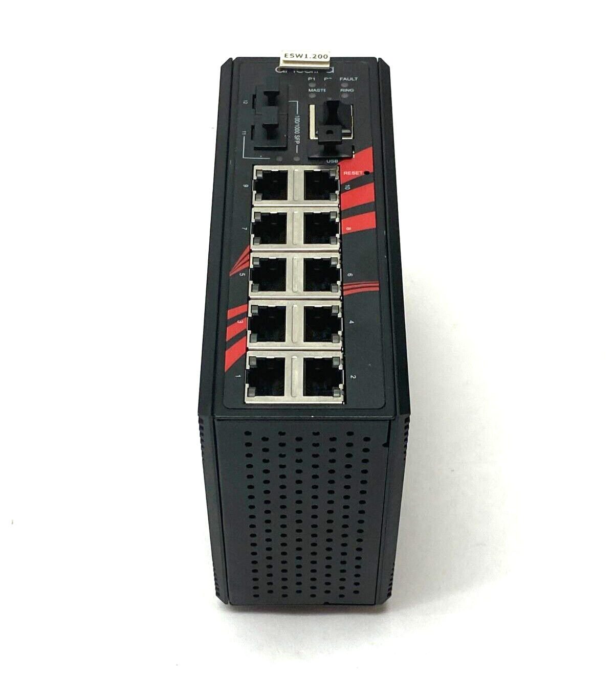 Antaira LMX-1202G-SFP Gigabit Light Layer 3 Managed Ethernet Switch 12-Port - Maverick Industrial Sales