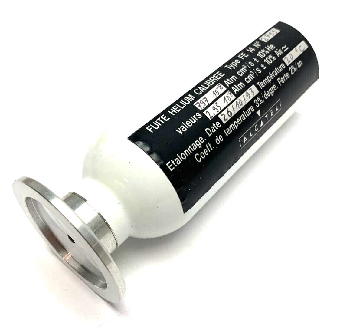 Alcatel 2799 Type FE 14 N Helium Calibrated Leak - Maverick Industrial Sales