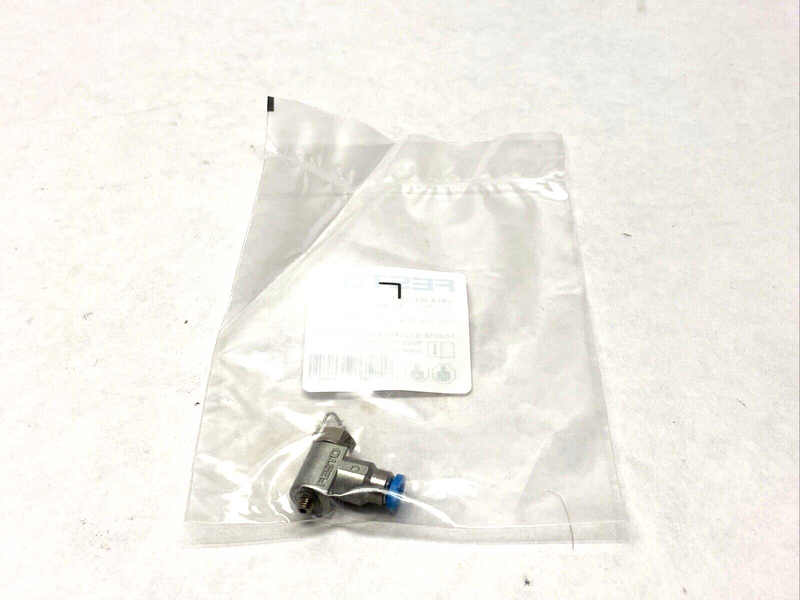 Festo GRLA-M3-QS-3 One-Way Flow Control Valve 175041 - Maverick Industrial Sales