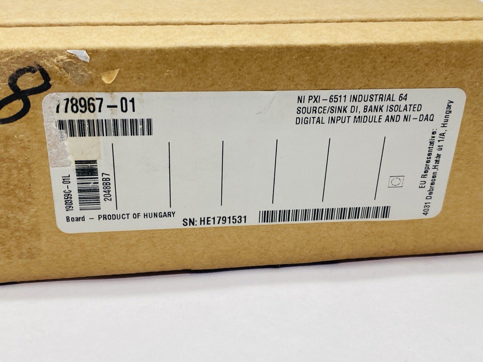 National Instruments 778967-01 Source/Sink Digital Input Card PXI-6511 - Maverick Industrial Sales