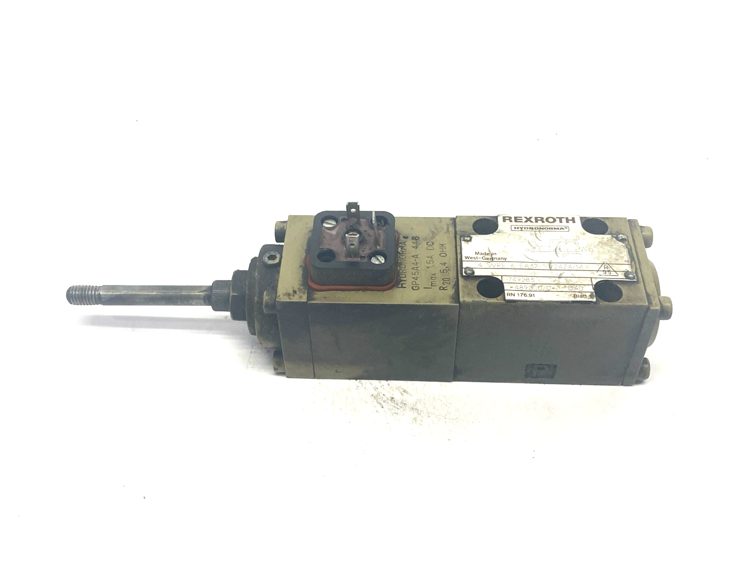 Rexroth Hydronorma 4 WRE 6 EA32-10/24Z4/M Valve - Maverick Industrial Sales