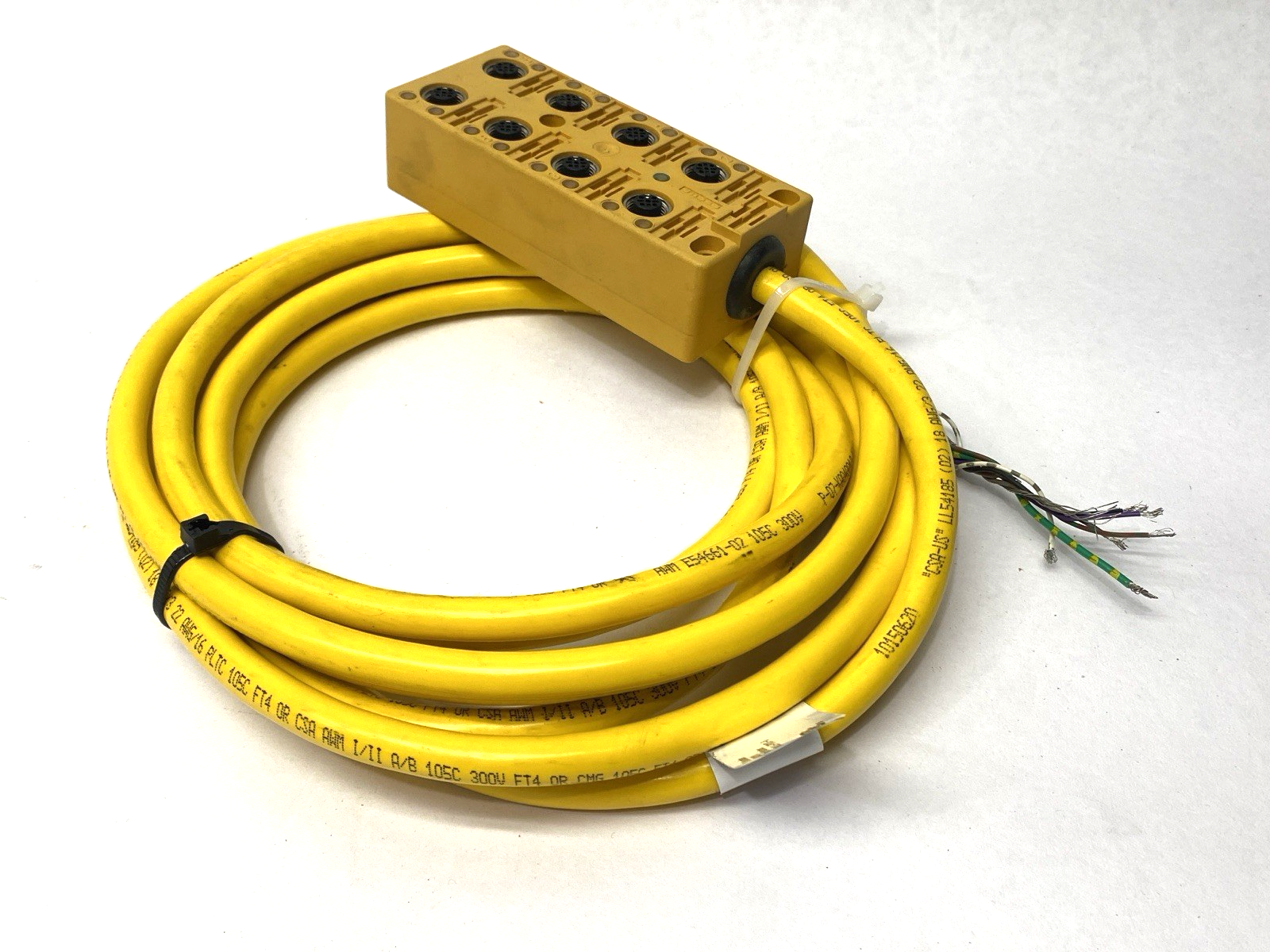 Turck VB 80.5-P7X17-5 Junction Box M12 8-Port U0218 - Maverick Industrial Sales