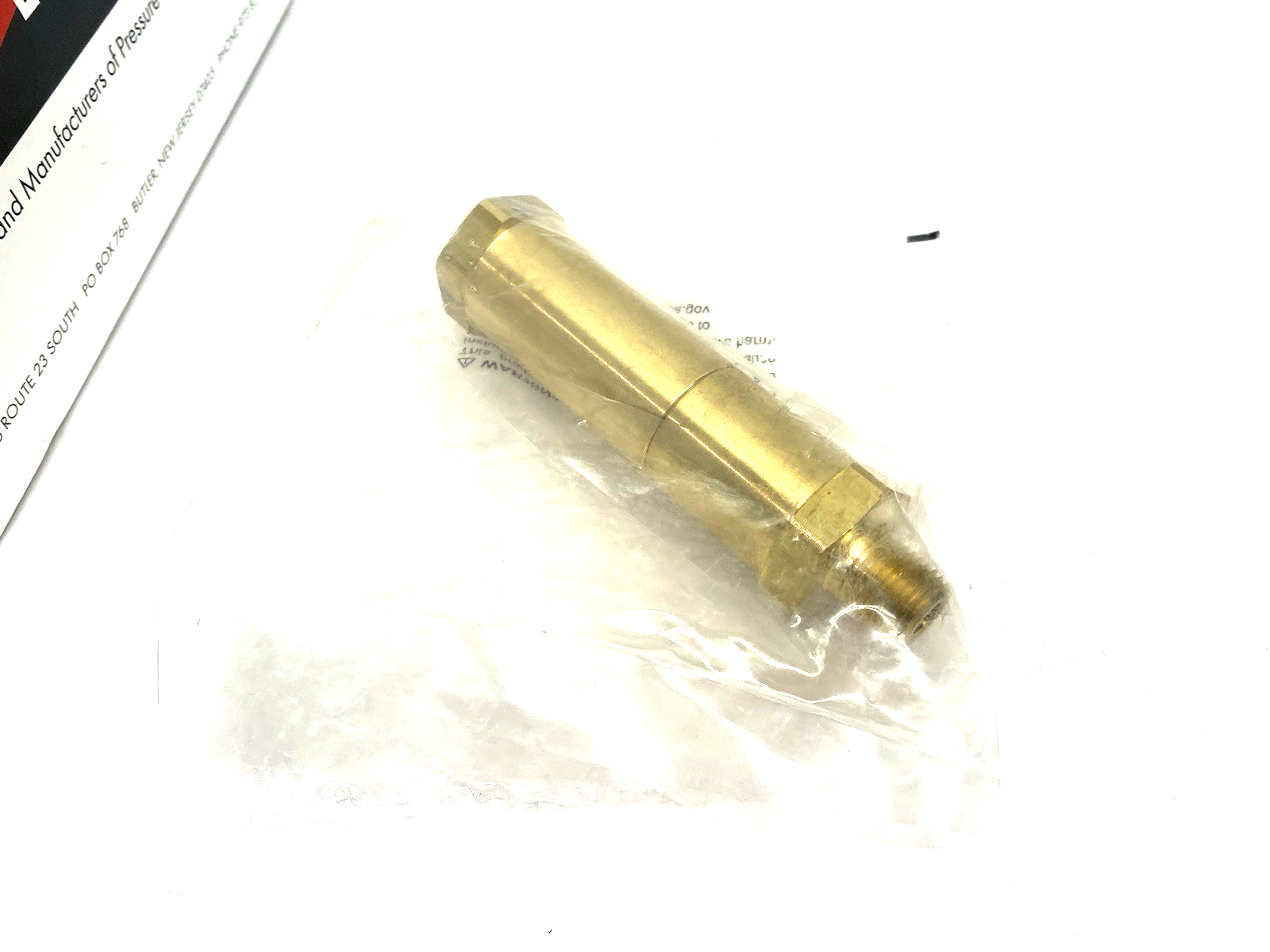 HPRV-250B-T1275 | Generant Inline Relief Valve, 1/4" Male to 1/4" Female, 1275psi - New – Open box - Maverick Industrial Sales