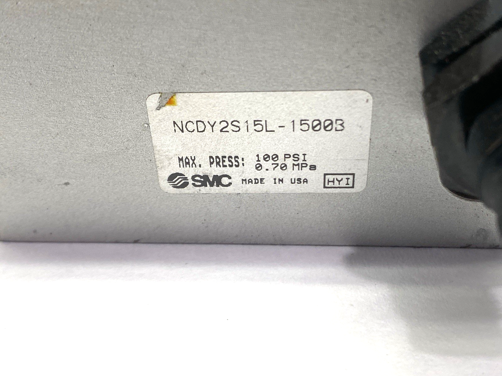 SMC NCDY2S15L-15003 Pneumatic Cylinder NEEDS LUBE - Maverick Industrial Sales