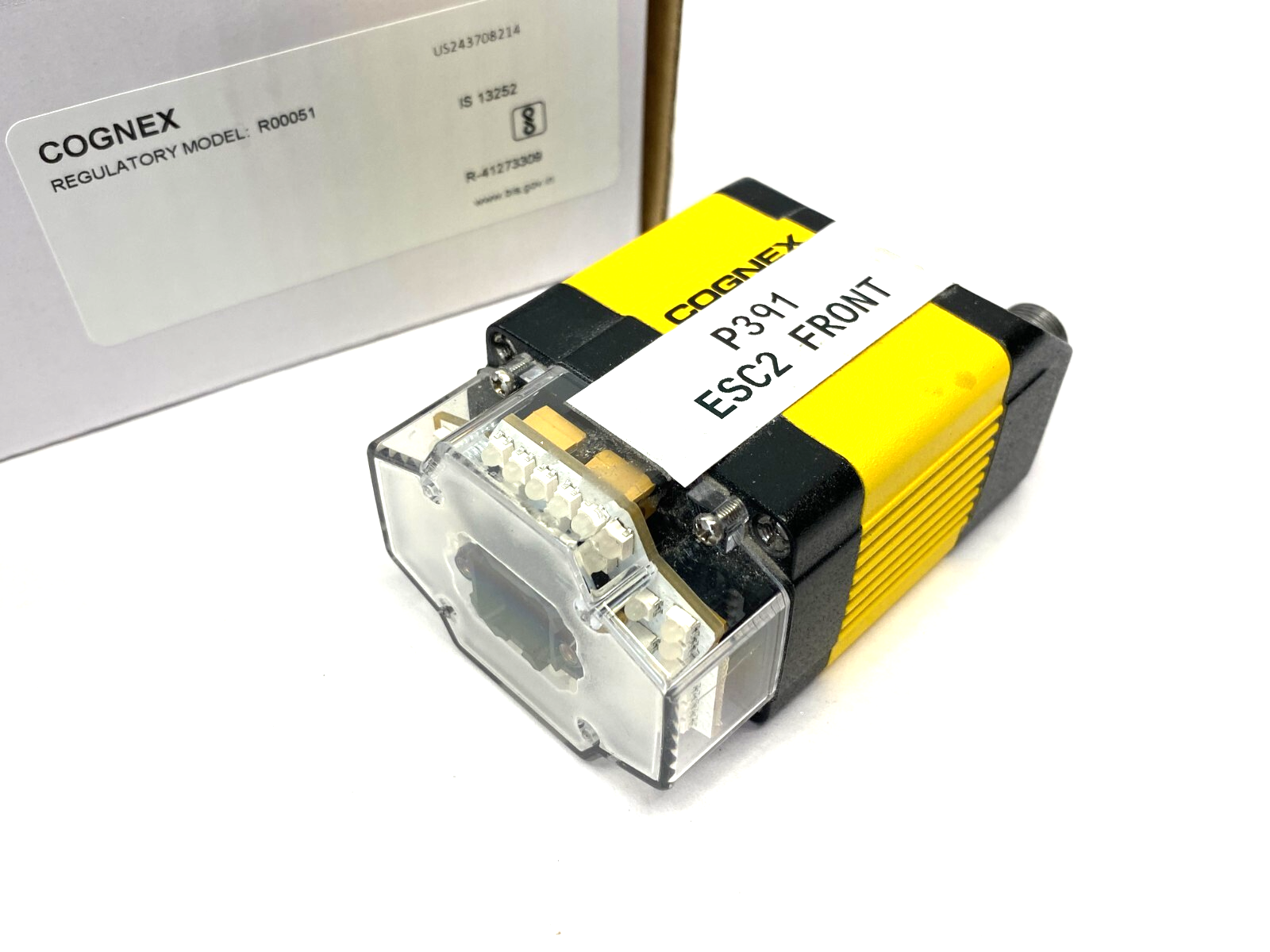 Cognex DM302X Barcode Scanner 821-0087-3R w/ 820-0290-1R Diff LED Lens - Used - Maverick Industrial Sales