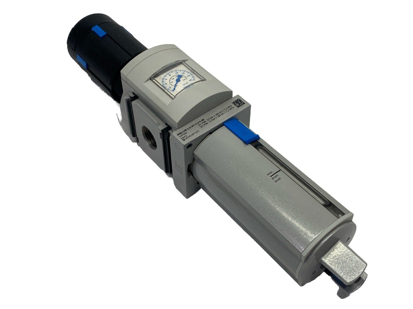 Festo MS6-LFR-1/2-D7-E-U-V-AS Pneumatic Filter Regulator 529194 - Maverick Industrial Sales