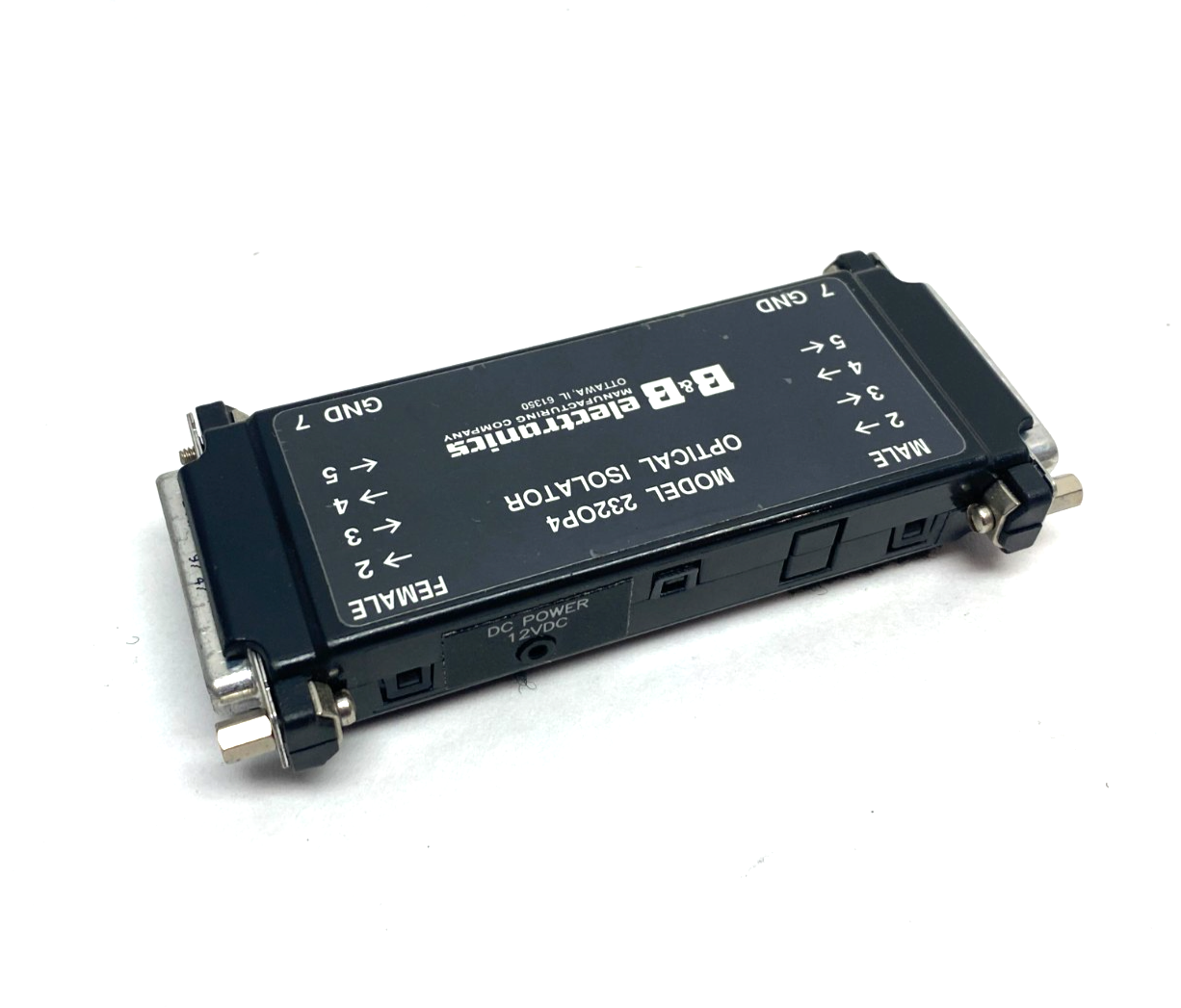 232OP4 | B&B Electronics Optical Isolator Male to Female - Used - Maverick Industrial Sales