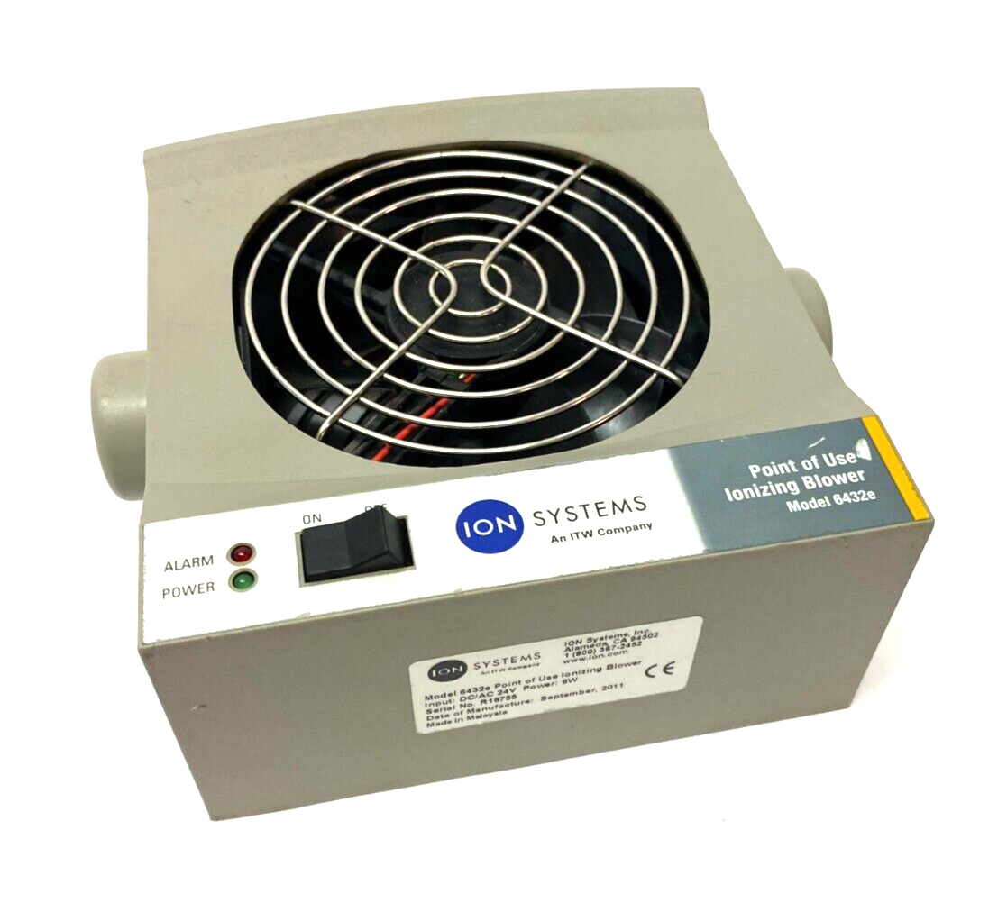 ITW Simco 6432e SimcoION Point of Use Ionizing Air Blower 24V AC/DC 6W - Maverick Industrial Sales
