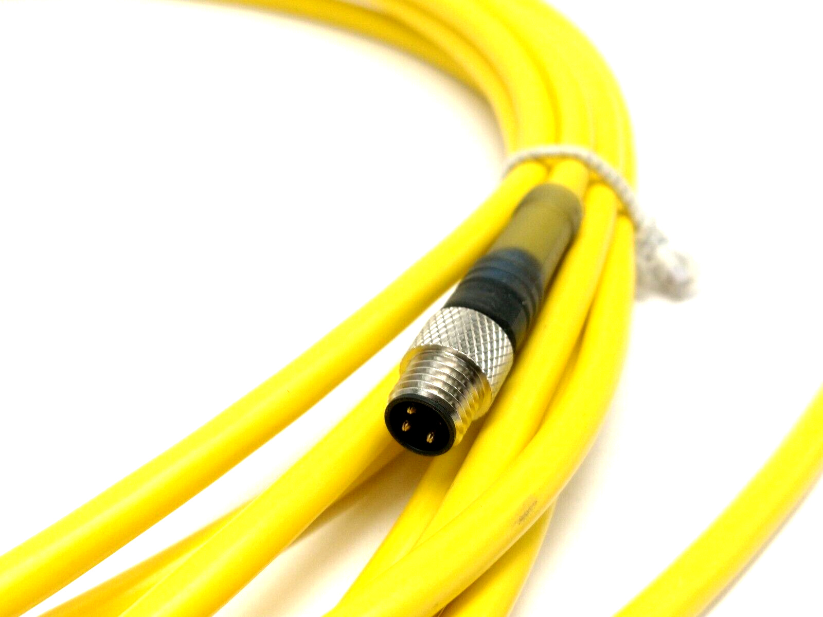 Lumberg Automation RSMV 3-593/5M Single Ended Cordset M8 3-Pin Male To Leads 5m - Maverick Industrial Sales