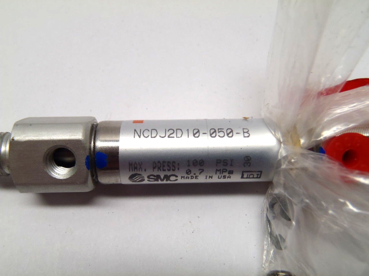 SMC NCDJ2D10-050-B Pneumatic Cylinder 100 PSI .7 MPa - Maverick Industrial Sales