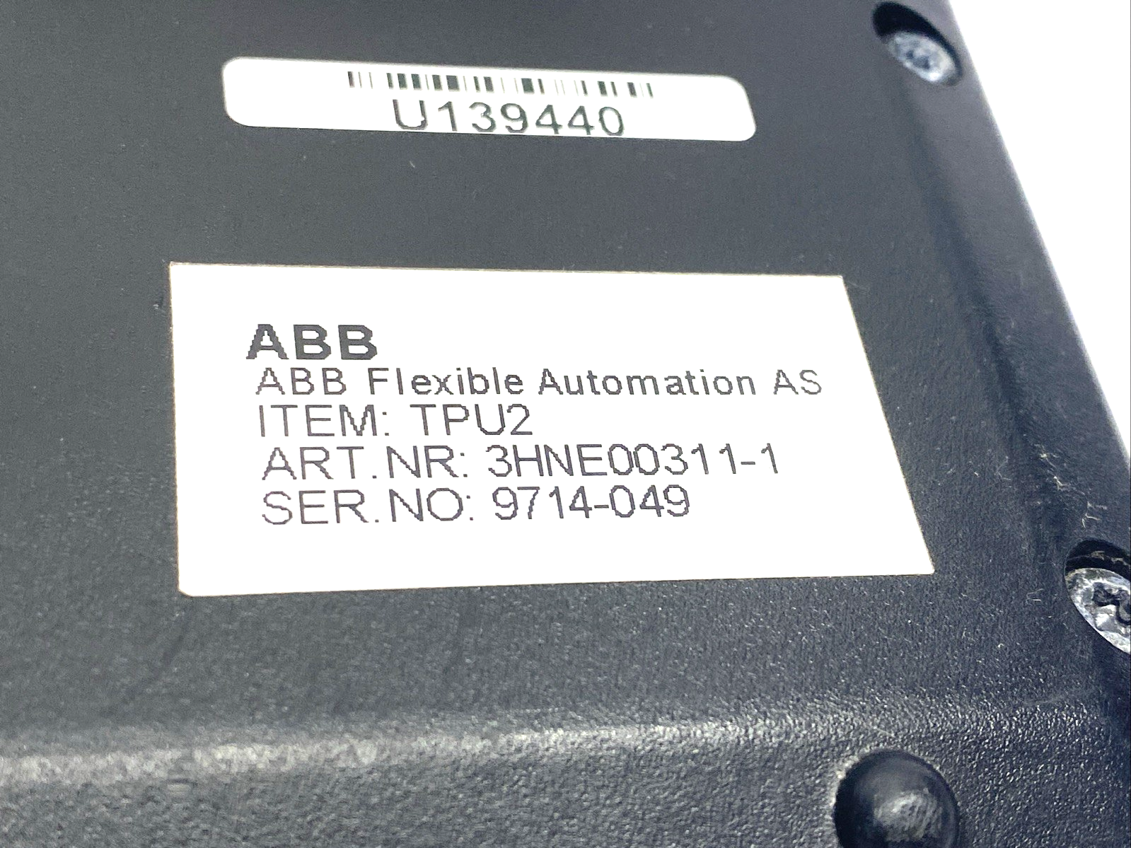 3HNE00311-1 | ABB Teach Pendant TPU2 - For parts or not working - Maverick Industrial Sales